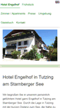 Mobile Screenshot of hotel-engelhof.de